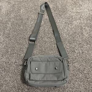 Martha Stewart Crossbody Nylon Bag Blue Gray